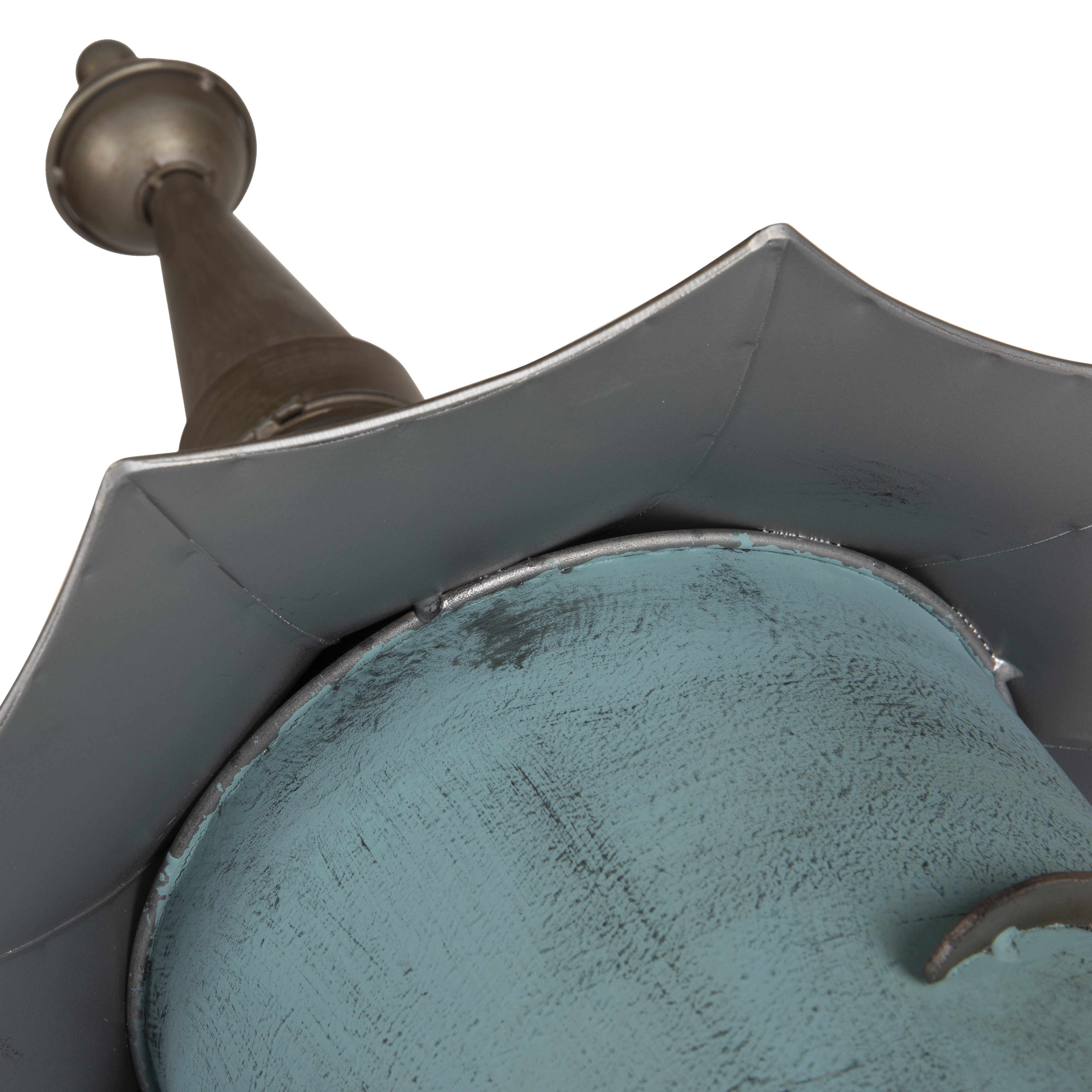 Aqua Garden Iron Birdhouse